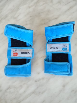 Protecciones Oxelo para Patinaje Azul