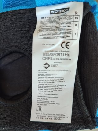 Protecciones Oxelo para Patinaje Azul