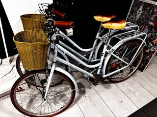Bicicleta Urbana 26 Turia Paseo color azul claro