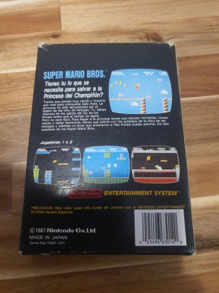 Super Mario Bros. NES PAL Spagna