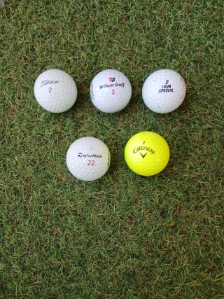 Lote 5 Pelotas Golf Titleist Wilson Callaway