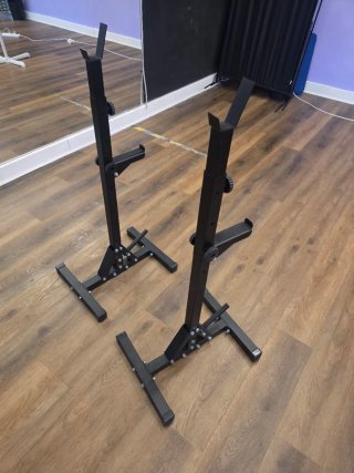 Soportes Barra Ajustables (Squat Rack)