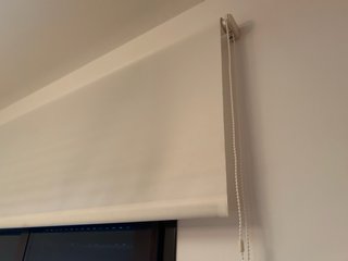 Tenda a rullo bianca