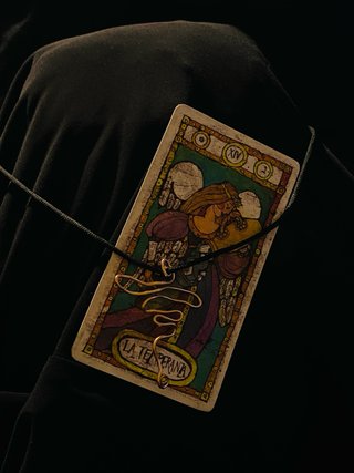 Collana Tarot La Temperanza Fatta a Mano
