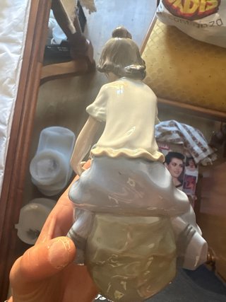Niña con perrito nao por lladro 1989 Porcelana