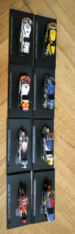 Maquetas Motos GP: Suzuki, Yamaha, Honda