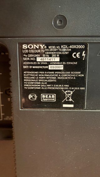 Televisor Sony Bravia 40 TDT
