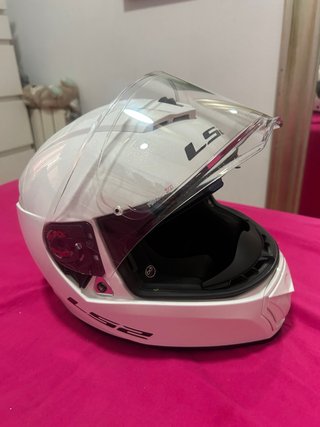 Casco de moto LS2 blanco