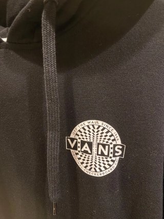 Sudadera Vans Negra con Capucha para hombre