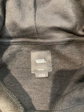 Sudadera Vans Negra con Capucha para hombre