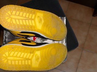 Scarpe Jordan Giallo/Nero