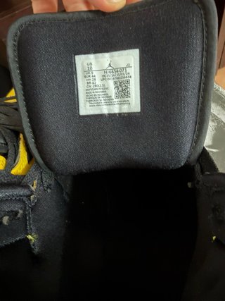 Scarpe Jordan Giallo/Nero
