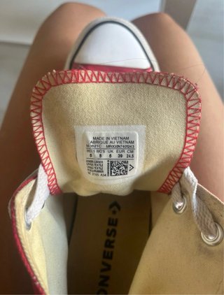 Converse Rojas Talla 39
