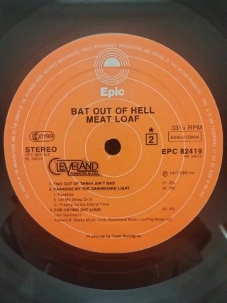Vinilo LP Meat Loaf - Bat Out of Hell