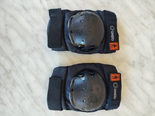 Protecciones Oxelo para Patinaje Negro