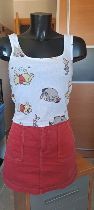 Conjunto Winnie the Pooh: Camiseta y Falda