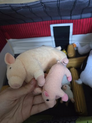 Parque infantil IKEA de tela con animales