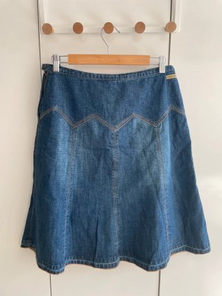 Falda vaquera azul