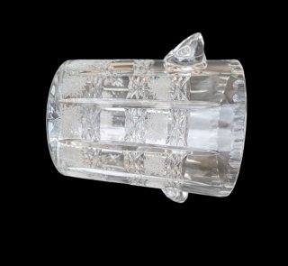 2 Cubiteras de cristal tallado con asas (1 o 2)