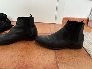 Botines negros hombre