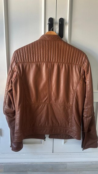 Chaqueta de piel Chayton marrón chocolate