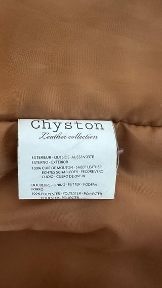 Chaqueta de piel Chayton marrón chocolate
