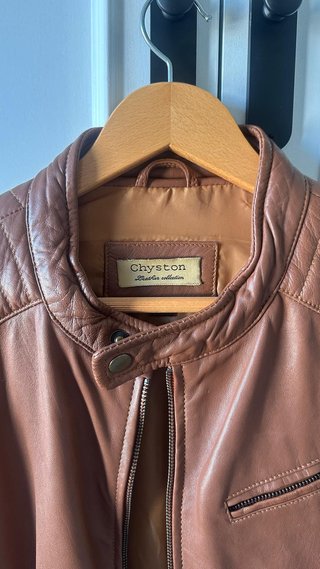 Chaqueta de piel Chayton marrón chocolate