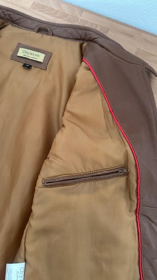 Chaqueta de piel Chayton marrón chocolate