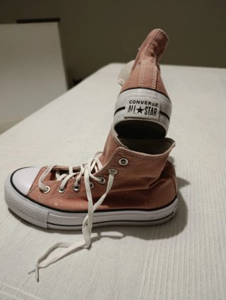 Converse plataforma talla 38 Color teja