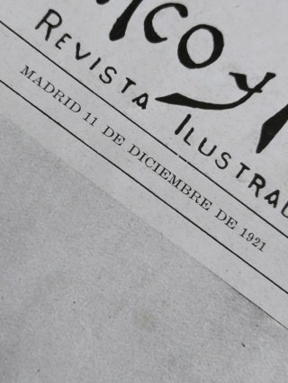 4 REVISTAS ANTIGUAS BLANCO Y NEGRO AÑO 1921