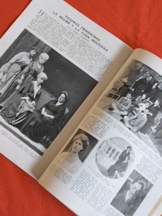 4 REVISTAS ANTIGUAS BLANCO Y NEGRO AÑO 1921