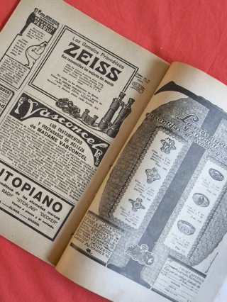 4 REVISTAS ANTIGUAS BLANCO Y NEGRO AÑO 1921