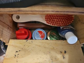 Limpia calzado con productos