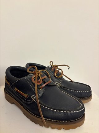 Zapatillas náuticas azul marino talla 35
