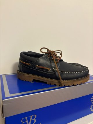 Zapatillas náuticas azul marino talla 35