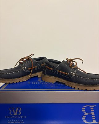 Zapatillas náuticas azul marino talla 35