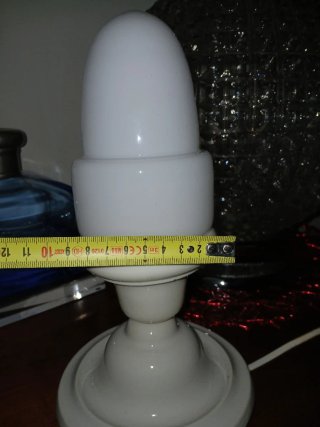 Lampada da tavolo bianca anni 40