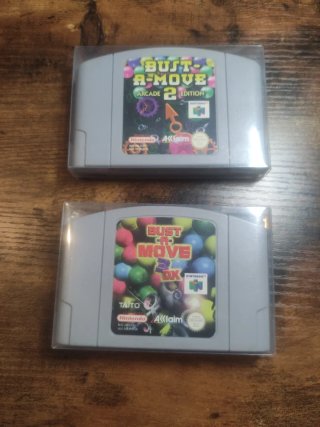Lote 2 juegos Nintendo 64 Bust-A-Move