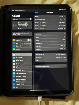 iPad A16 128GB Gris