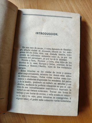 Libro antiguo 1883 Aventuras del Nuevo Robinson