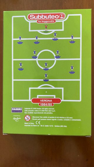 Subbuteo LW Verona 1984/85