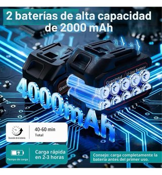 Desbrozadora Eléctrica 4 en 1 850W