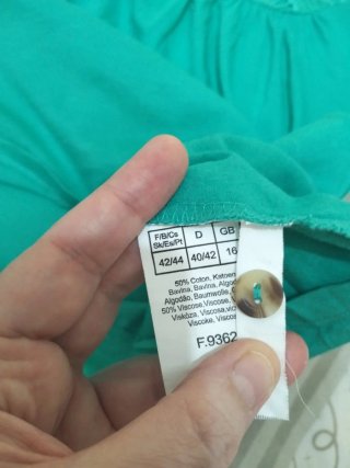 Camiseta manga corta Blancheporte, talla XL