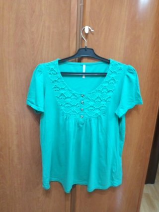 Camiseta manga corta Blancheporte, talla XL