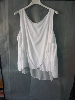 Blusa blanca talla única
