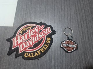 Parche y Llavero Harley-Davidson