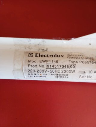 Placa lavadora Electrolux EWF1145