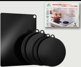 Set 5 Tappetini Proteggi Piano Induzione ARCA