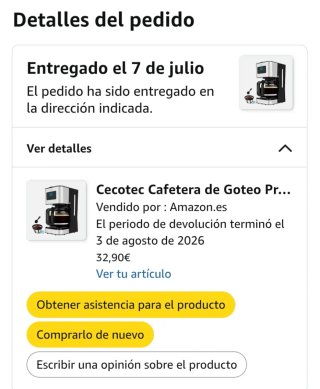 Cafetera Cecotec Coffee 66 Smart Plus