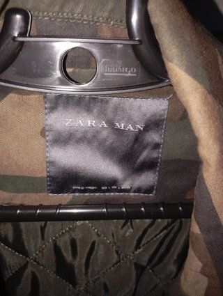 Chaqueta Camuflaje Zara Hombre